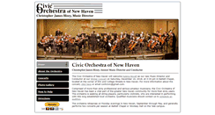 Desktop Screenshot of civicorchestraofnewhaven.org